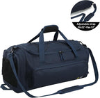 MIER Large Gym Bag for Men Sports Duffle Bag with Shoe Compartment 60L Lightweight Duffel Bags for Workout Fitness Travel