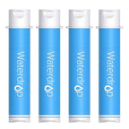 Waterdrop Water Filter Straw, Water Purifier Survival for Camping, Travel, Backpacking and Emergency Preparedness, Water Filtration System Survival, 4 Pack