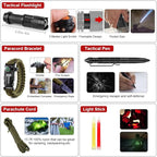 Survival Kits,222 PCS Emergency Survival Gear First Aid Kits with Molle System Compatible Bag Outdoor Camping Gear Emergency Kits for Hunting,Hiking,Fishing, Gifts for Men Women