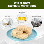 Meal Ready To Eat Emergency Food Rations, Long Self Life Survival Food Bars, High Eneger Bars for Camping, Hiking, Military，Outdoor Disaster, 40 Pack with 2 Tin Boxes