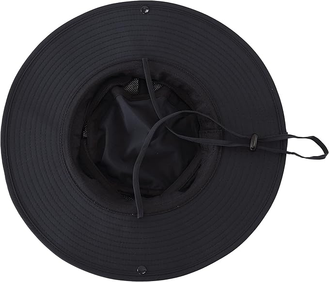 Connectyle Wide Brim Sun Hat for Men Breathable Cowboy Boonie Hat UPF 50+ Sun Protection Bucket Hat for Fishing Hiking