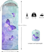 QOOMO Camping Sleeping Bags,3 Season Warm & Cool Weather,Lightweight,Waterproof Sleeping Bags for Adults & Kids,Traveling,and Outdoors,Camping Gear Equipment