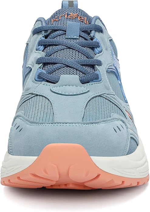 Kricely Men's Trail Running Shoes Non Slip Hiking Shoes Tennis Shoes Fashion Sneakers Workout Footwear