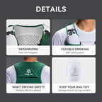 KAILAS FUGA AIR 8 Ⅳ Running Hydration Vest Hydration Pack Lightweight with Two TPU Water Bladders for Women Men Trail Cycling Hiking