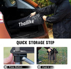 Portable Folding Camping Table Lightweight Outdoor Picnic Table with 4 Cup Holders & Storage Case Collapsible Tailgating Table for Camping Backyard Grill Outdoor Concerts