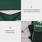 KAILAS FUGA AIR 8 Ⅳ Running Hydration Vest Hydration Pack Lightweight with Two TPU Water Bladders for Women Men Trail Cycling Hiking