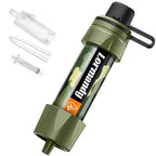 Straw Water Filter - Portable Water Purifier, Water Filtration System, Straw Water Purification System - Outdoor Emergency and Survival Gear for Hiking, Camping Accessories and Travel