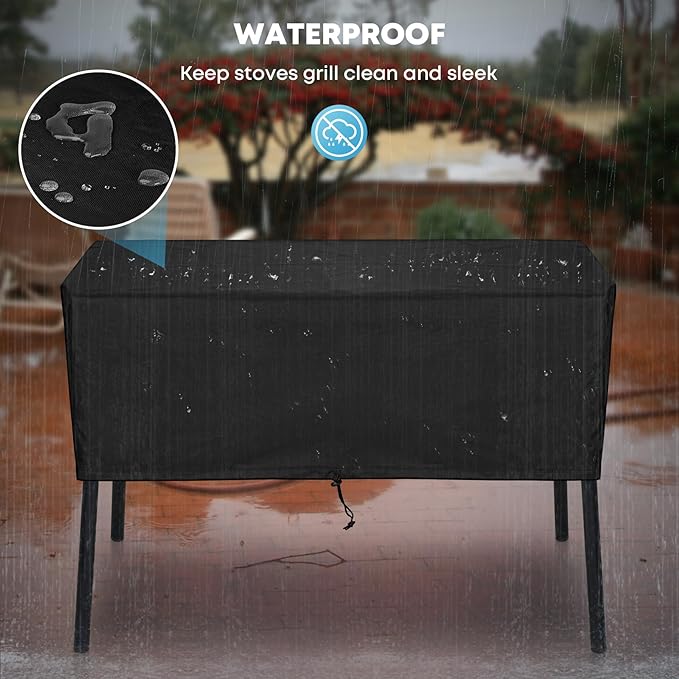 Stanbroil Patio Cover for Camp Chef 3 Burners Stove, Outdoor Stove Cover for 14''x 41'' Camp Stove, Fit TB90LW, TB90LWG, TB90LWG15, DB90D, SPG90B