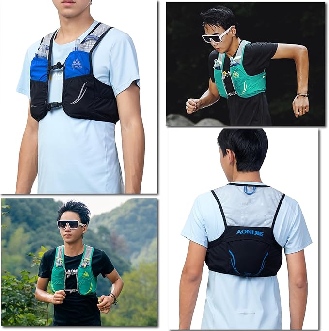 Azarxis Hydration Vest 2.5L Trail Pack Running Marathon Race Backpack Daypack for Outdoors Hiking Biking