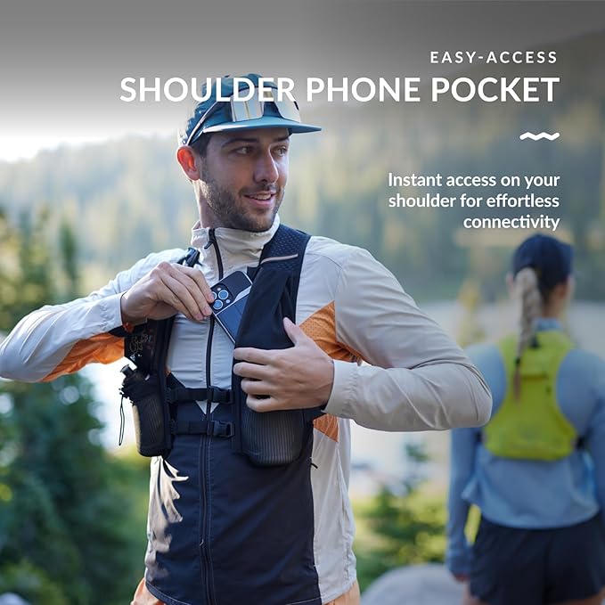 Water Buffalo Hydration Running Vest - Quiver Hydration Vest - Running Hydration Vest with Dual Water Bottles - Lightweight Water Backpack for Running,