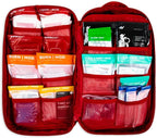 My Medic MYFAK Large Standard - HSA FSA First Aid Kit - Comprehensive Home Medical Kit with 150 Items - IFAK for Camping Car or Boat - Red