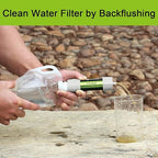 miniwell Gravity Water Filter Ultralight Multi-Purpose Hiking Accessories Optional Emergency kit TUV Certified Hurricane Storm Supplies (Water Filter with Water Tank