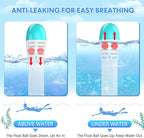 Full Face Snorkel Mask for Adults Teen, Snorkeling Gear with Detachable Camera Mount,Panoramic 180° View, Anti-Fog Anti-Leak Snorkling Set for Man and Women