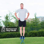 AOUTACC Ultralight Portable Folding Camping Stool for Outdoor Fishing Hiking Backpacking Travelling(XL:13"x14"x15";Large:11.8"x11"x11.4"; Medium:8.3"x9.5"x 11")