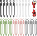 25 Pcs Silicone Cable Ties, Reusable Cable Straps Wire Organizer, Cable Management Cord Organizer for Fastening Earphone Phone Charger Home Office Desk Kitchen Appliances Cable Cords Wires
