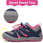 Mishansha Boy's Girl's Hiking Shoes Low Top Sneakers Outdoor Trekking Walking Climbing Running Shoes