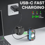 Rechargeable Headlamp Flashlight 3-Pack, 2000 Lumen Super Bright LED Headlight with Red Light, Motion Sensor for Adults Kid, Waterproof Lightweight Head Lamp for Outdoor Camping Running Hiking Fishing