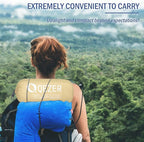 Ultralight Down Sleeping Bag for Adults with 600 Fill Power, Compact Sleeping Bag for Backpacking, Hiking and Camping