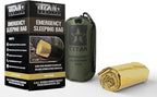 TITANSurvival Emergency Sleeping Bags for Survival 36” x 78” - 90% Heat Retention, 41% Thicker & Waterproof - Durable Survival Sleeping Bag for Cold Weather Camping - Thermal Sleeping Bag Outdoor Use