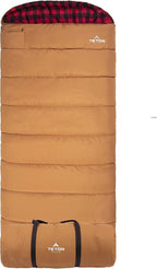 TETON Sports Deer Hunter -35F and 0F Degree Sleeping Bag. Warm and Comfortable Camping Sleeping Bags, Teton Tough Canvas Shell for Camping, Hunting, and Cold Weather