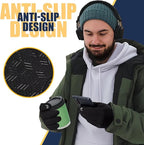 Pixel Panda Winter Gloves for Men Women Warm Touchscreen Gloves for Cold Weather Thin Water-Resistant Windproof Non-Slip Gloves for Cycling, Driving, Running, Hiking