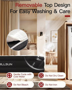 CHILLSUN Queen Air Mattress with Built in Pump,Raised Comfort Blow up Mattress,Dual Layer Mattress Topper Airbed,Durable Inflatable Mattress for Guests Home,Colchon Inflable 800lbs Max