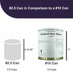 Freeze Dried Cooked Smoked Ham Slices , Jarred and Packed Emergency Food Supply | Hunting, Survival, Camping, Backpacking Long Term Food Storage 25+ years shelf life | Easy Prep Survival Food 10 Size Cans (Smoked Ham Slices)