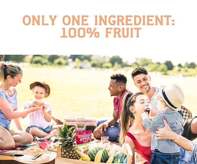 Nature’s Turn Freeze-Dried Fruit Crisps –Healthy, Gluten-Free,Crispy & Delicious,Plant-Based Snack,Ideal for Cereal, Smoothies, School Lunches, & On-the-Go, Orchard Variety Pack of 16(0.53 oz Each)