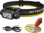 Nitecore NU45 1700 Lumen Headlamp, USB-C Rechargeable Fast Charging, Long Runtime for Camping, Running, or Work, with Auxilary White Reading Light and Red Light