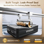 Air Mattress Queen with Built in Pump,Blow Up Mattress in 3 Mins,18'' Raised Self Inflatable Mattress,Portable Airbed for Home,Floor&Camping,Queen Size Air Matress for Adults,660LB Max,Black