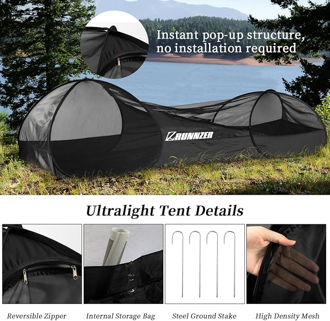 Single Person Pop Up Tent, 1 Person Mosquito Net Tent