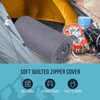 Foamma 3" x 38" x 75" Memory Foam Roll-Up Camping Mattress with Water Resistant Zipper Cover, Foldable and Portable for Camping, RV Bunk, Tent, Guest Bed, Outdoor and Dorm, CertiPUR-US Certified Foam