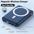 Azmuth for Magsafe Battery Pack, 10000mAh Magnetic Power Bank 22.5W PD Fast Charging with LED Display Wireless Portable Charger for Magsafe with Stand for iPhone 17/16/15/14/13/12/Pro/Pro Max