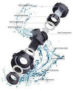 UPWOIGH Camping Water Container, 2.6 Gallon Water Containers Jug, Truly No Leakage Water Storage, Military Green Water Tank,BPA Free Portable Emergency Water Storage for Camping, Hiking