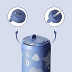 BOTTLE BOTTLE Insulated Water Bottle 24oz with Straw Lid and Handle for Sports Travel Gym Stainless Steel Water Bottles Double-Wall Vacuum Metal Leak Proof BPA-Free