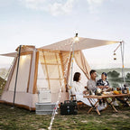 SANLIKE Telescoping Tarp Pole Heavy Duty Tent Poles, 33"-86.6"/94" Thickened Tube Collapsible Stainless Steel Canopy Poles for Camping Backpacking Hiking Awning Sun Sails Outdoor Sports, Set of 2