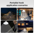 2PCS Tent Light Rechargeable 2400mAh LED Camping Light,IPX5 Waterproof for Camping,Outdoor,Power Outage