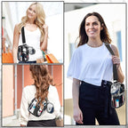 Waterproof Clear Bag for Stadium Events, Women's Crossbody Clear Sling Bag with Coin Wallet, Shoulder Bag for Daily Use