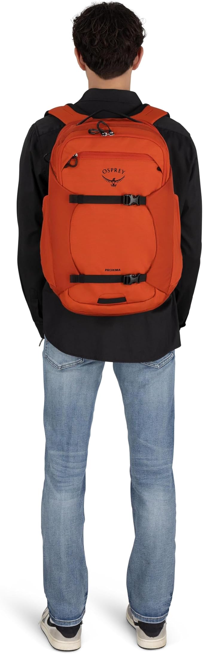 Osprey Proxima 30L Campus Laptop Backpack - Organized Everyday Pack with Tech Storage, Water Bottle Pockets, and Comfortable Carry - Perfect for College, Commute, and Travel, Firestarter Orange