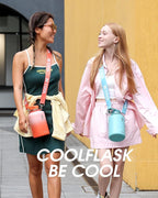 Coolflask 64 oz Water Bottle with Straw, Half Gallon Insulated Large Water Jug with Straw & Spout Lids, Double Wall Stainless Steel Metal Flask, Keep Cold 48h Hot 24h, Sunny Orange