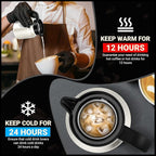 34Oz Thermal Coffee Carafes For Keeping Hot/Cold, Stainless Steel Coffee Carafe, Dustproof Insulated Water Carafe for Party/Home, Cream