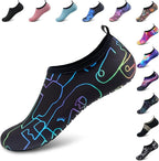 Deevike Water Shoes for Women Men Barefoot Quick-Dry Aqua Socks Slip-on for Beach Swim Surf Yoga Exercise