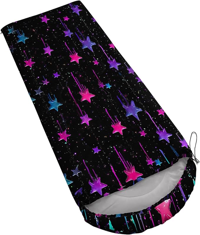 QOOMO Animals Camping Sleeping Bags,3 Season Warm & Cool Weather,Lightweight,Waterproof Sleeping Bags for Adults & Kids,Traveling,and Outdoors,Camping Gear Equipment