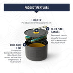 Sea to Summit Frontier Ultralight Two Pot Cook Set for Camping