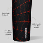 Corkcicle Sport Canteen - Keeps Beverages Cold 25 Hours - Triple Insulated Stainless Steel - Screw-On Lid - Reusable Bottle - Summer Drinkware Gift - Keeps Drinks Ice Cold - 20 oz - Spider-Man