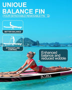 DAMA 11'*34"*6" Stand Up Paddle Board, Inflatable Paddle Board,Inflatable Paddle Boards for Adults w/a Wide, Smooth and Non Slip Deck, Versatile Styles, Suitable for Adults