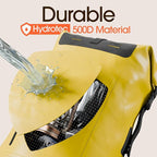 Earth Pak Waterproof Backpack - Heavy Duty Hiking Backpack - Roll-Top Closure Bag - Cushioned Dry Bag Waterproof Phone Case