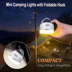 Sinvitron LED Camping Lantern Rechargeable with Remote Control - 1000LM 150H Runtime Tent Light, 5200mAh Water-Resistant Emergency Light for Hurricane Power Outages, Hiking Home