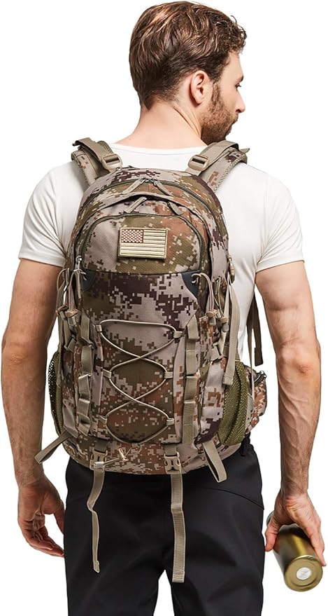 Diamond Candy Waterproof Hiking Backpack for Men and Women, Lightweight Day Pack for Travel Camping