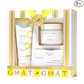 Beekman 1802 Pure 3-Piece Body Care Set – Goat Milk Skincare Gift Set with Bar Soap, Whipped Body Cream & Hydrating Hand Cream – Fragrance Free Travel Size Body Care Kit